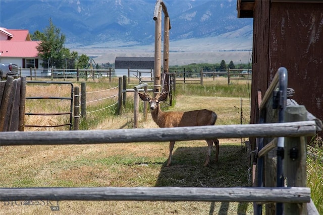 107 Antelope Meadows Rd, Ennis, MT 59729 - view of yard with a rural view and a mountain view