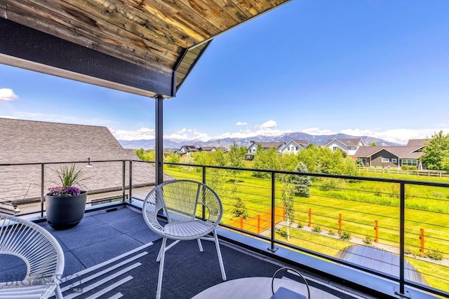 1492 Windrow Dr, Bozeman, MT 59718 - balcony with a residential view