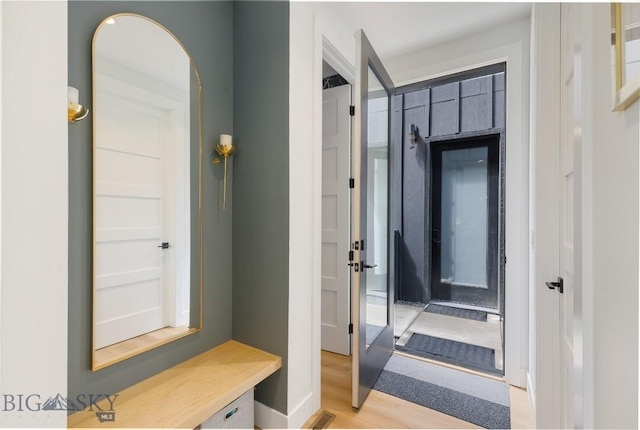 1492 Windrow Dr, Bozeman, MT 59718 - mudroom featuring light wood-type flooring
