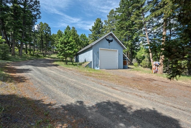 16 Friendspring Mt, Whitehall, MT 59759 - detached garage featuring dirt driveway