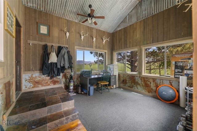120 N Pine Butte, Bozeman, MT 59718 - sunroom featuring vaulted ceiling
