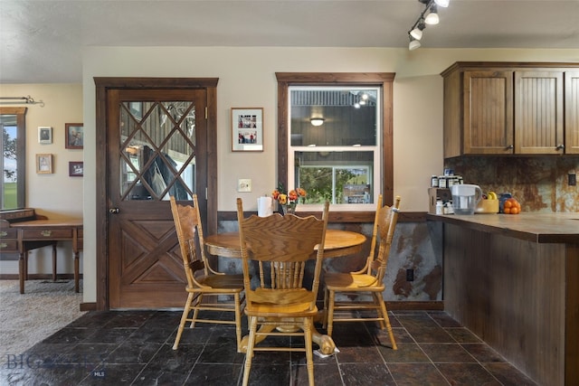 120 N Pine Butte, Bozeman, MT 59718 - dining area featuring track lighting