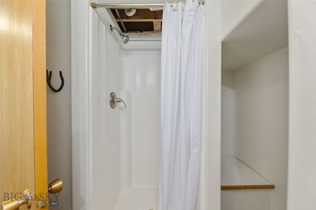 120 N Pine Butte, Bozeman, MT 59718 - bathroom with a shower with shower curtain