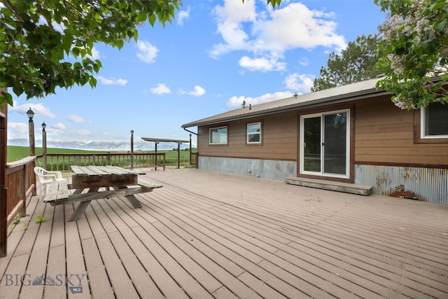 120 N Pine Butte, Bozeman, MT 59718 - view of wooden terrace