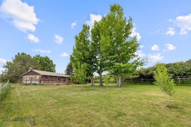 120 N Pine Butte, Bozeman, MT 59718 - view of yard featuring a deck