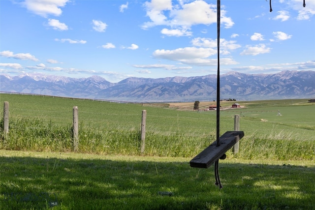120 N Pine Butte, Bozeman, MT 59718 - view of mountain backdrop featuring rural landscape and agricultural land