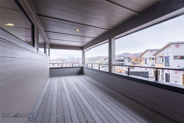 740 Rogers Way Unit A, Bozeman, MT 59718 - wooden deck with a residential view