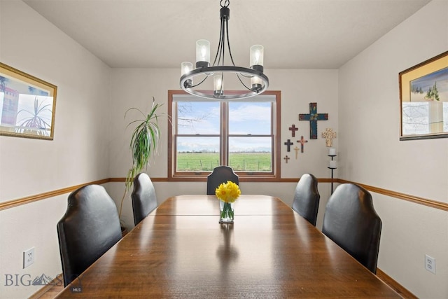 109 Cottonwood St, Manhattan, MT 59741 - dining room with a chandelier