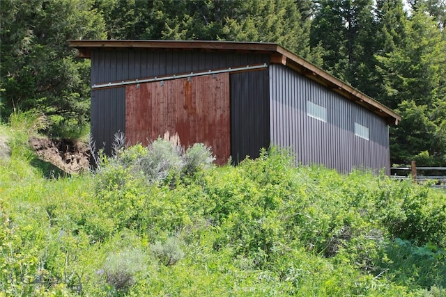 524 Grizzly Meadow Rd, Emigrant, MT 59027 - view of pole building with a view of trees