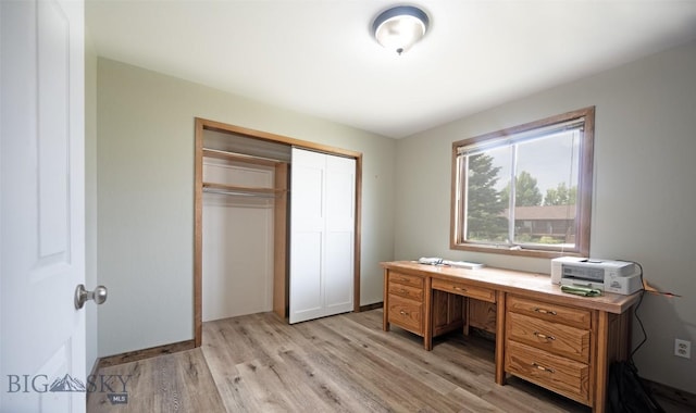 355 Buffalo Dr, Dillon, MT 59725 - office with light wood-style flooring