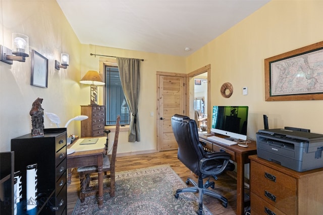 95 Foothill Trl, Ennis, MT 59729 - office with wood finished floors