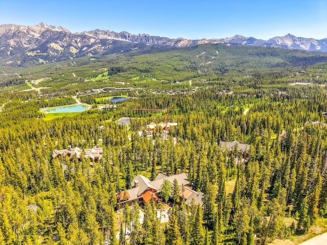 83 Peaks View Dr, Big Sky, MT 59718 - bird's eye view of a forest and a water and mountain view