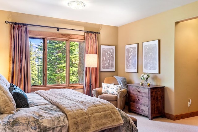83 Peaks View Dr, Big Sky, MT 59718 - bedroom featuring carpet flooring and baseboards