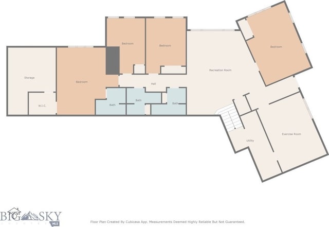 83 Peaks View Dr, Big Sky, MT 59718 - view of room layout