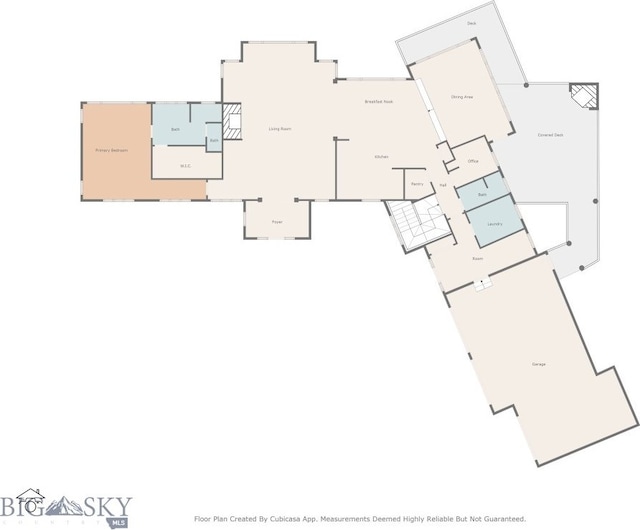 83 Peaks View Dr, Big Sky, MT 59718 - view of floor plan / room layout