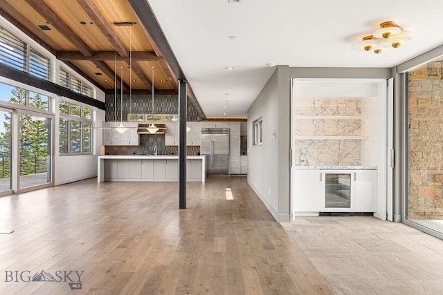 93 Goshawk Trl, Big Sky, MT 59716 - interior space with light wood-style flooring and a sink