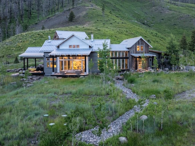 225 Alpen Strasse St, Bozeman, MT 59715 - back of property featuring a metal roof