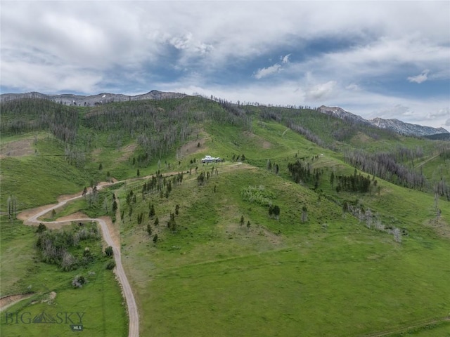 225 Alpen Strasse St, Bozeman, MT 59715 - drone / aerial view of a mountainous background