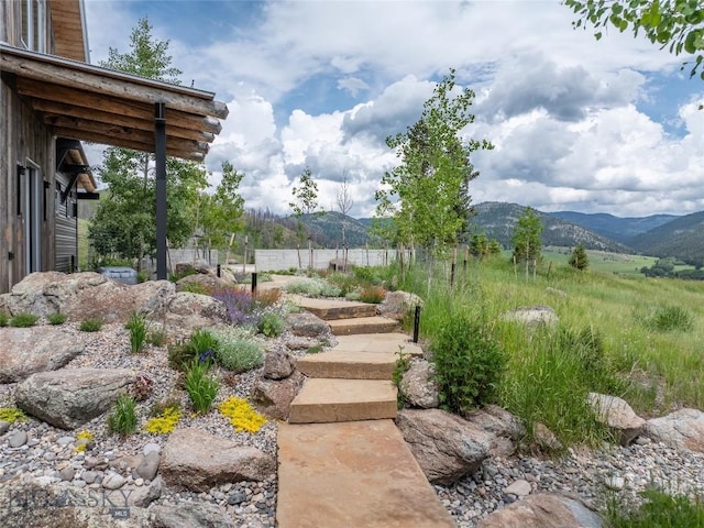 225 Alpen Strasse St, Bozeman, MT 59715 - view of yard with a mountain view