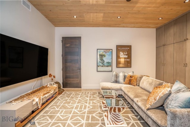 225 Alpen Strasse St, Bozeman, MT 59715 - living area with wood ceiling and recessed lighting