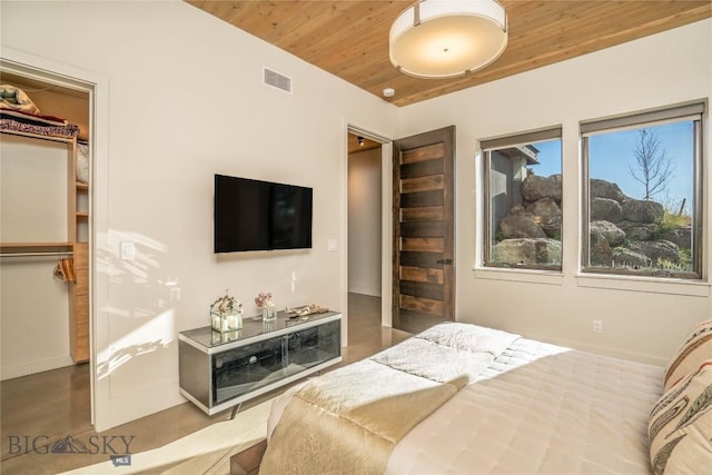 225 Alpen Strasse St, Bozeman, MT 59715 - bedroom with wood ceiling and a closet