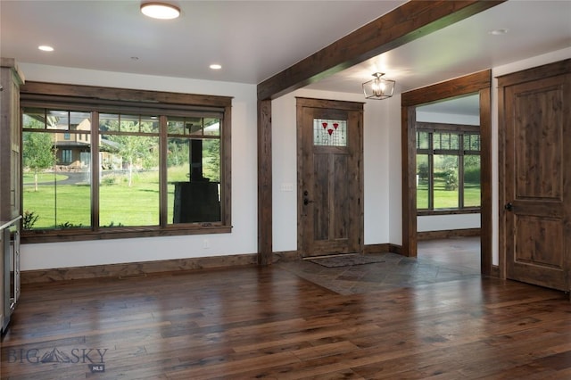 661 Doney Way, Bozeman, MT 59718 - entryway with wood-type flooring and recessed lighting