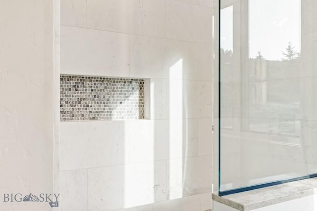 425 Outlook Trl, Big Sky, MT 59716 - full bathroom with tiled shower