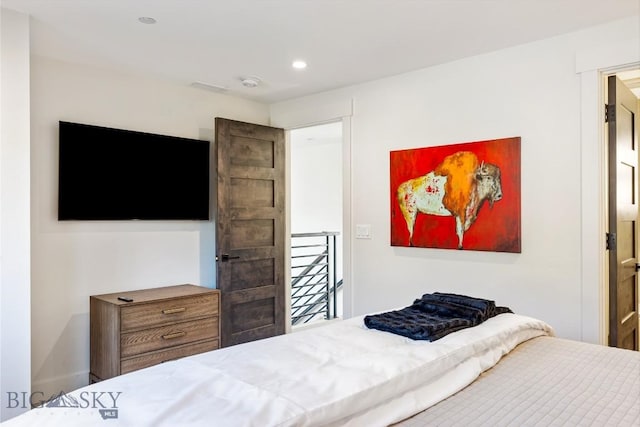 425 Outlook Trl, Big Sky, MT 59716 - bedroom with recessed lighting