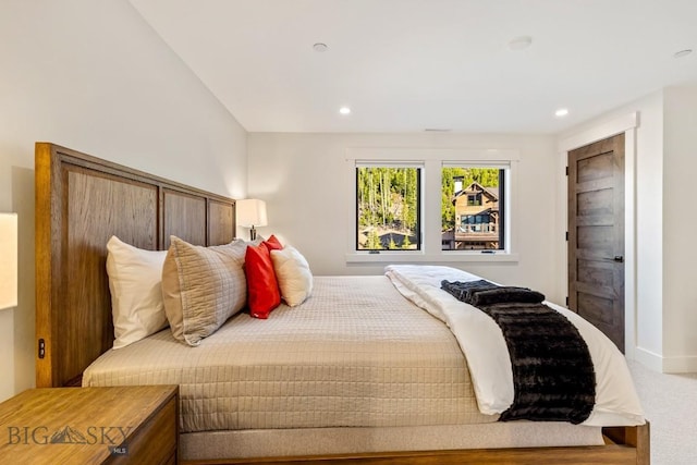 425 Outlook Trl, Big Sky, MT 59716 - bedroom with recessed lighting and carpet