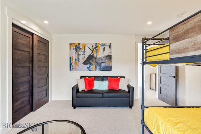 425 Outlook Trl, Big Sky, MT 59716 - carpeted bedroom with recessed lighting and baseboards