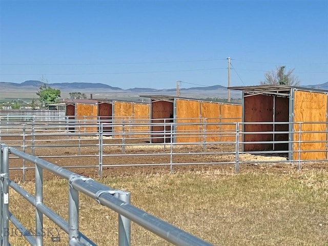 143 Aurora Ln, Dillon, MT 59725 - horse barn featuring a mountain view
