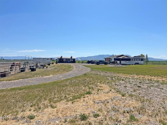 143 Aurora Ln, Dillon, MT 59725 - view of yard featuring a mountain view and a view of countryside