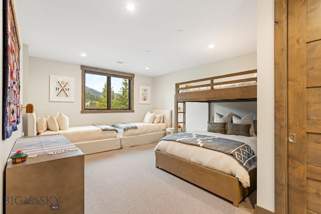 580 Outlook Trl Unit 42, Big Sky, MT 59730 - bedroom with carpet floors and recessed lighting