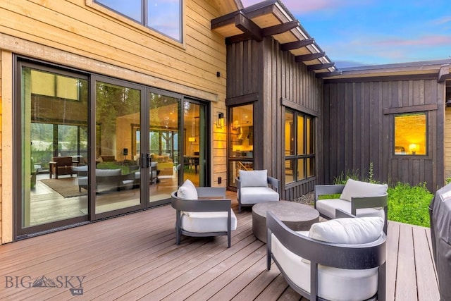 580 Outlook Trl Unit 42, Big Sky, MT 59730 - view of wooden terrace