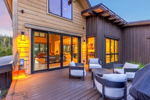 580 Outlook Trl Unit 42, Big Sky, MT 59730 - view of wooden terrace