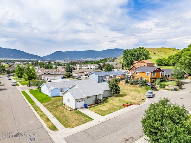 1304 Absaroka Ct, Livingston, MT 59047 - aerial perspective of suburban area featuring a mountain backdrop