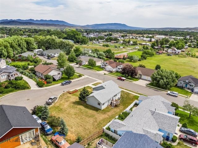 1304 Absaroka Ct, Livingston, MT 59047 - aerial perspective of suburban area with mountains