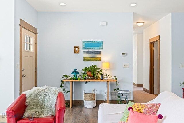 182 Snowy Owl Trl, Bozeman, MT 59718 - living room with recessed lighting and wood finished floors