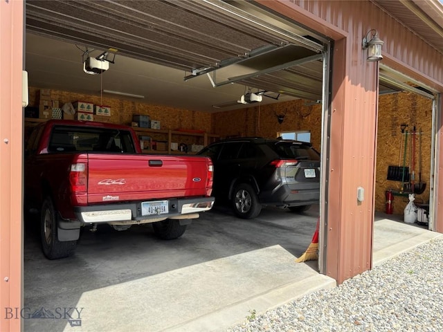 185 Howie Rd, Big Timber, MT 59011 - garage featuring a garage door opener