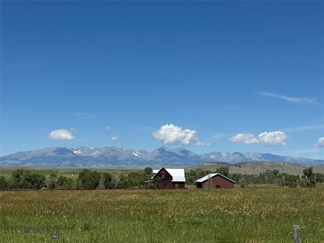 185 Howie Rd, Big Timber, MT 59011 - mountain view featuring rural landscape