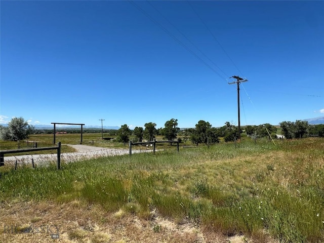 185 Howie Rd, Big Timber, MT 59011 - view of yard featuring a view of countryside