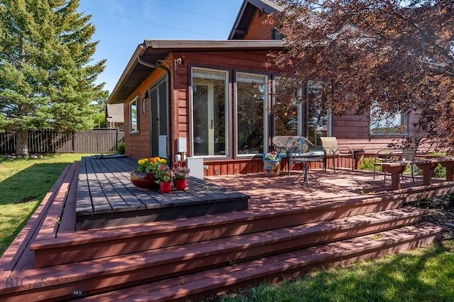 302 Ordway St S, Wilsall, MT 59086 - view of wooden terrace