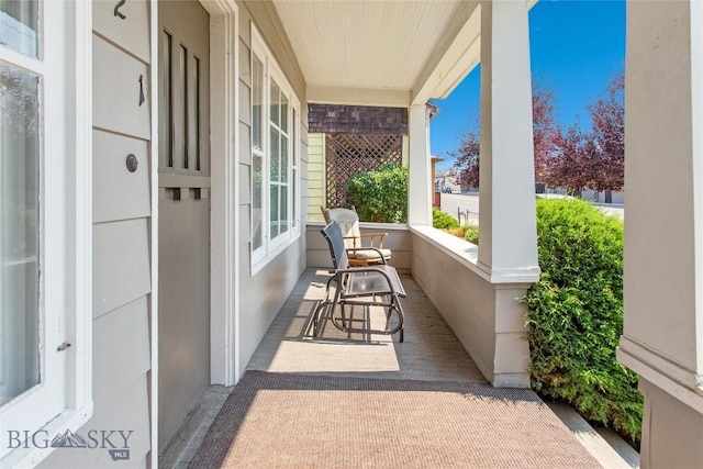 221 E Front, Butte, MT 59701 - view of covered porch