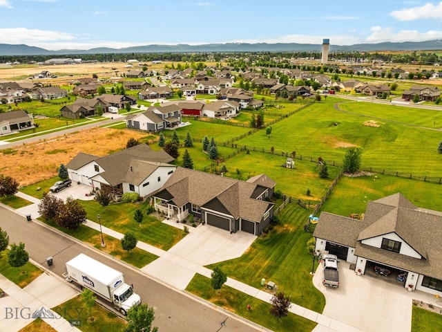 138 E Shade Tree Ln, Manhattan, MT 59741 - aerial perspective of suburban area with a mountain backdrop