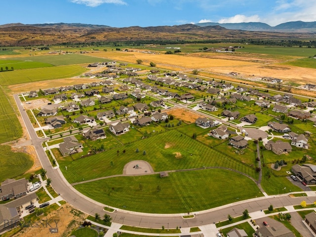 138 E Shade Tree Ln, Manhattan, MT 59741 - aerial view of property and surrounding area featuring a mountainous background