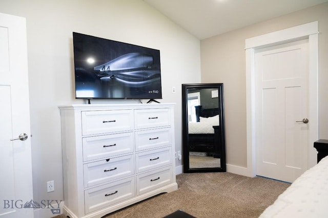 138 E Shade Tree Ln, Manhattan, MT 59741 - bedroom with carpet flooring and vaulted ceiling