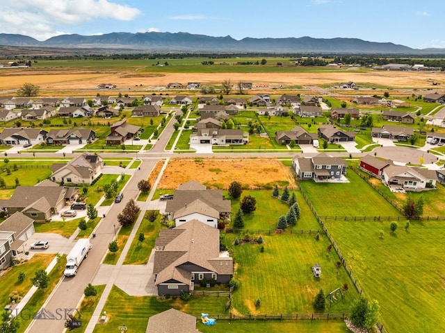 138 E Shade Tree Ln, Manhattan, MT 59741 - aerial view of residential area with mountains