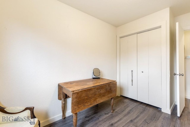 718 W Front, Livingston, MT 59047 - bedroom with wood finished floors and a closet