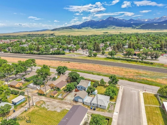 718 W Front, Livingston, MT 59047 - aerial view of a mountain backdrop