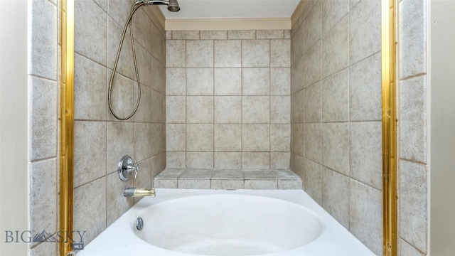 1008 E Missoula, Belgrade, MT 59714 - full bath featuring shower / tub combination and ornamental molding